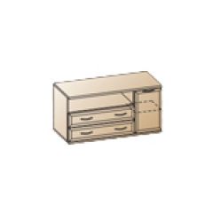 Гостиная Карина Композиция 22 (Гикори Джексон светлый) в Тарко-Сале - tarko-sale.mebel24.online | фото 8