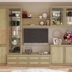 Гостиная Карина Композиция 8 (Гикори Джексон светлый) в Тарко-Сале - tarko-sale.mebel24.online | фото 4