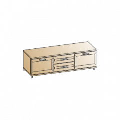 Гостиная Мелисса Композиция 10 (Акация Молдау) в Тарко-Сале - tarko-sale.mebel24.online | фото 5