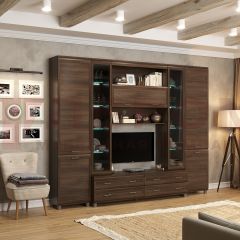 Гостиная Мелисса Композиция 9 (Акация Молдау) в Тарко-Сале - tarko-sale.mebel24.online | фото