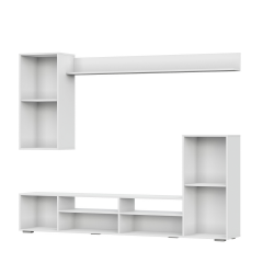 Гостиная МГС 4 (Белый/Белый глянец) в Тарко-Сале - tarko-sale.mebel24.online | фото 2