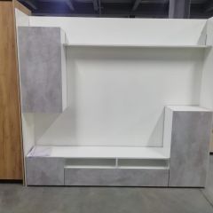 Гостиная МГС 4 (Белый/Цемент светлый) в Тарко-Сале - tarko-sale.mebel24.online | фото 7