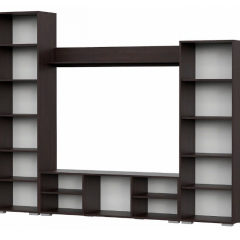 Гостиная МГС 6 Исполнение 1 (Венге/Белый глянец) в Тарко-Сале - tarko-sale.mebel24.online | фото 2