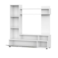Гостиная МГС 9 (Белый/Цемент светлый) в Тарко-Сале - tarko-sale.mebel24.online | фото 3