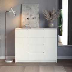 МОРИ Гостиная модульная (белый) в Тарко-Сале - tarko-sale.mebel24.online | фото 10