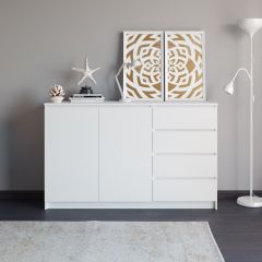 МОРИ Гостиная модульная (белый) в Тарко-Сале - tarko-sale.mebel24.online | фото 11