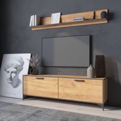 Гостиная Оскар Лофт (Дуб Золотой) в Тарко-Сале - tarko-sale.mebel24.online | фото
