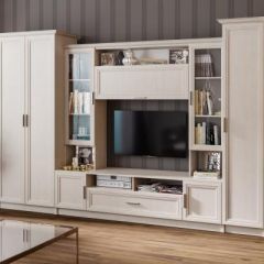 Гостиная ПРАГА-1 Анкор белый в Тарко-Сале - tarko-sale.mebel24.online | фото