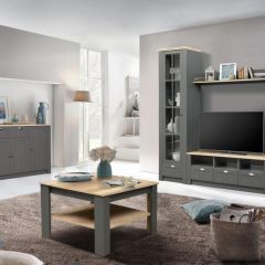 Гостиная Прованс (модульная) Диамант серый в Тарко-Сале - tarko-sale.mebel24.online | фото 2