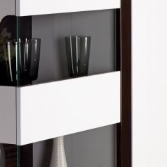 Гостиная Ронда 3 Белый глянец/венге в Тарко-Сале - tarko-sale.mebel24.online | фото 3
