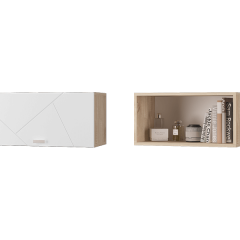 Гостиная Скайлайн (модульная) Дуб сонома/белый в Тарко-Сале - tarko-sale.mebel24.online | фото 5
