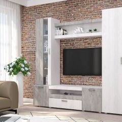 Гостиная Соло (Анкор Светлый/Бетонный Камень) в Тарко-Сале - tarko-sale.mebel24.online | фото