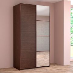 ИННЭС-5 Шкаф-купе 2-х дв. 1400 (1дв. Ф1 - венге, 1дв. Ф2 - зеркало) в Тарко-Сале - tarko-sale.mebel24.online | фото