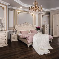 Комод 4 ящика Афина + Зеркало ППУ Афина (крем корень) в Тарко-Сале - tarko-sale.mebel24.online | фото 7