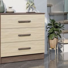 Комод Адель (ясень шимо темный/светлый) в Тарко-Сале - tarko-sale.mebel24.online | фото