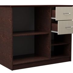 Комод АЛЛА (Венге/дуб млечный) Эко в Тарко-Сале - tarko-sale.mebel24.online | фото 2