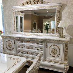 Комод Алсу (белый глянец) БЕЗ Зеркала в Тарко-Сале - tarko-sale.mebel24.online | фото 4