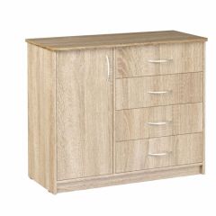 Комод Фиеста (Дуб сонома светлый) Эко в Тарко-Сале - tarko-sale.mebel24.online | фото