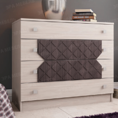 Комод Николь (Ясень Шимо/Лиственница темная) в Тарко-Сале - tarko-sale.mebel24.online | фото