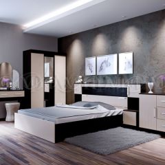 БАСЯ Комод с 3-мя ящиками (Дуб беленый/Венге) в Тарко-Сале - tarko-sale.mebel24.online | фото 2