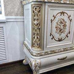 Комод с Зеркалом Алсу (белый глянец) в Тарко-Сале - tarko-sale.mebel24.online | фото 9