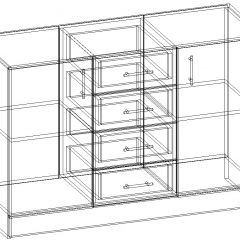 СОФИЯ Комод К1000 2Д (венге/дуб белфорт) в Тарко-Сале - tarko-sale.mebel24.online | фото 3