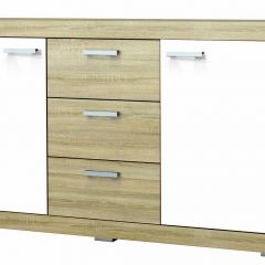 СОНАТА КС-1500 Комод (Дуб сонома/Белый глянец) в Тарко-Сале - tarko-sale.mebel24.online | фото