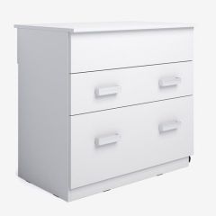 Комод-трансформер, с 2мя ящ. (Белый) в Тарко-Сале - tarko-sale.mebel24.online | фото
