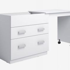 Комод-трансформер, с 2мя ящ. (Белый) в Тарко-Сале - tarko-sale.mebel24.online | фото 2