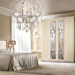 Комод узкий Тиффани штрих-лак/серебро (ТФКМ-2 ) в Тарко-Сале - tarko-sale.mebel24.online | фото 2