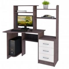 Компьютерный стол №16 (Анкор темныйанкор темный) в Тарко-Сале - tarko-sale.mebel24.online | фото 2