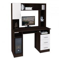 Компьютерный стол №2 (Венге/Анкор белый) в Тарко-Сале - tarko-sale.mebel24.online | фото 2