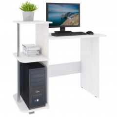 Компьютерный стол №3 (Анкор белый) в Тарко-Сале - tarko-sale.mebel24.online | фото