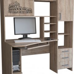 Компьютерный стол КЛ №6.0 левый (Дуб баррик) в Тарко-Сале - tarko-sale.mebel24.online | фото