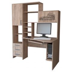 Компьютерный стол КЛ №6.0 правый (Дуб баррик) в Тарко-Сале - tarko-sale.mebel24.online | фото