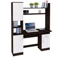 Компьютерный стол ШКОЛЬНИК (Венге/Анкор белый) в Тарко-Сале - tarko-sale.mebel24.online | фото