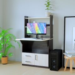 Компьютерный стол СП-1 (Венге/Дуб молочный) в Тарко-Сале - tarko-sale.mebel24.online | фото 3