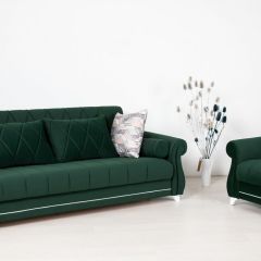 Комплект Роуз ТД 411 диван-кровать + кресло + комплект подушек в Тарко-Сале - tarko-sale.mebel24.online | фото