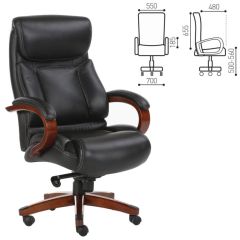 Кресло BRABIX PREMIUM "Infinity EX-707" (дерево, черное) 531826 в Тарко-Сале - tarko-sale.mebel24.online | фото 2
