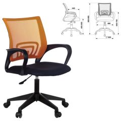 Кресло BRABIX "Fly MG-396" (оранжевое/черное) 532084 в Тарко-Сале - tarko-sale.mebel24.online | фото 2