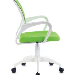 Кресло BRABIX "Fly MG-396W", пластик белый, сетка, салатовое, 532403 в Тарко-Сале - tarko-sale.mebel24.online | фото 2