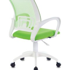 Кресло BRABIX "Fly MG-396W", пластик белый, сетка, салатовое, 532403 в Тарко-Сале - tarko-sale.mebel24.online | фото 3