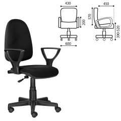 Кресло BRABIX "Prestige Ergo MG-311" (ткань, черное) 531872 в Тарко-Сале - tarko-sale.mebel24.online | фото 2
