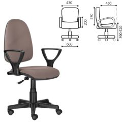 Кресло BRABIX "Prestige Ergo MG-311" (ткань, бежевое) 531873 в Тарко-Сале - tarko-sale.mebel24.online | фото 2