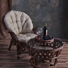 Кресло Черчилль/Рузвельт (Орех матовый) в Тарко-Сале - tarko-sale.mebel24.online | фото 2