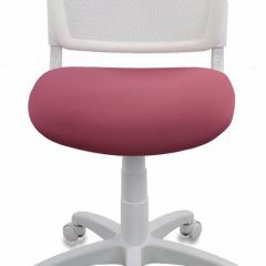 Кресло детское Бюрократ CH-W296NX/26-31 белый TW-15 розовый 26-31 в Тарко-Сале - tarko-sale.mebel24.online | фото 3