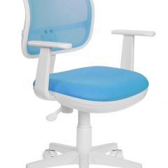 Кресло детское Бюрократ CH-W797/LB/TW-55 голубой в Тарко-Сале - tarko-sale.mebel24.online | фото
