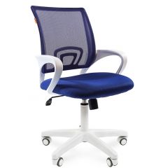 Кресло для оператора CHAIRMAN 696 white (ткань TW-10/сетка TW-05) в Тарко-Сале - tarko-sale.mebel24.online | фото 1