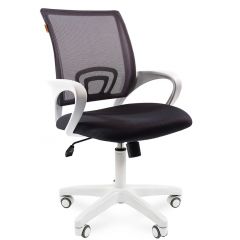 Кресло для оператора CHAIRMAN 696 white (ткань TW-12/сетка TW-04) в Тарко-Сале - tarko-sale.mebel24.online | фото