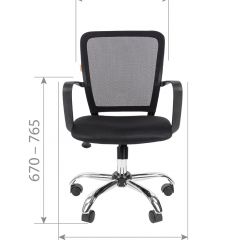 Кресло для оператора CHAIRMAN 698 хром (ткань TW 10/сетка TW 05) в Тарко-Сале - tarko-sale.mebel24.online | фото 6